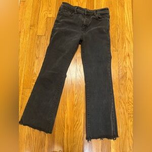 Just USA Black, cropped, Flare Jeans